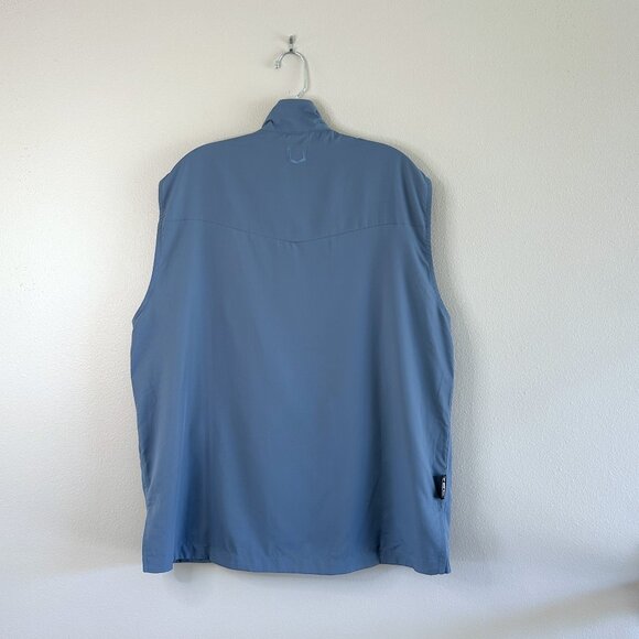 ScotteVest Featherweight Travel Vest in Cadet Blue - Picture 5 of 11